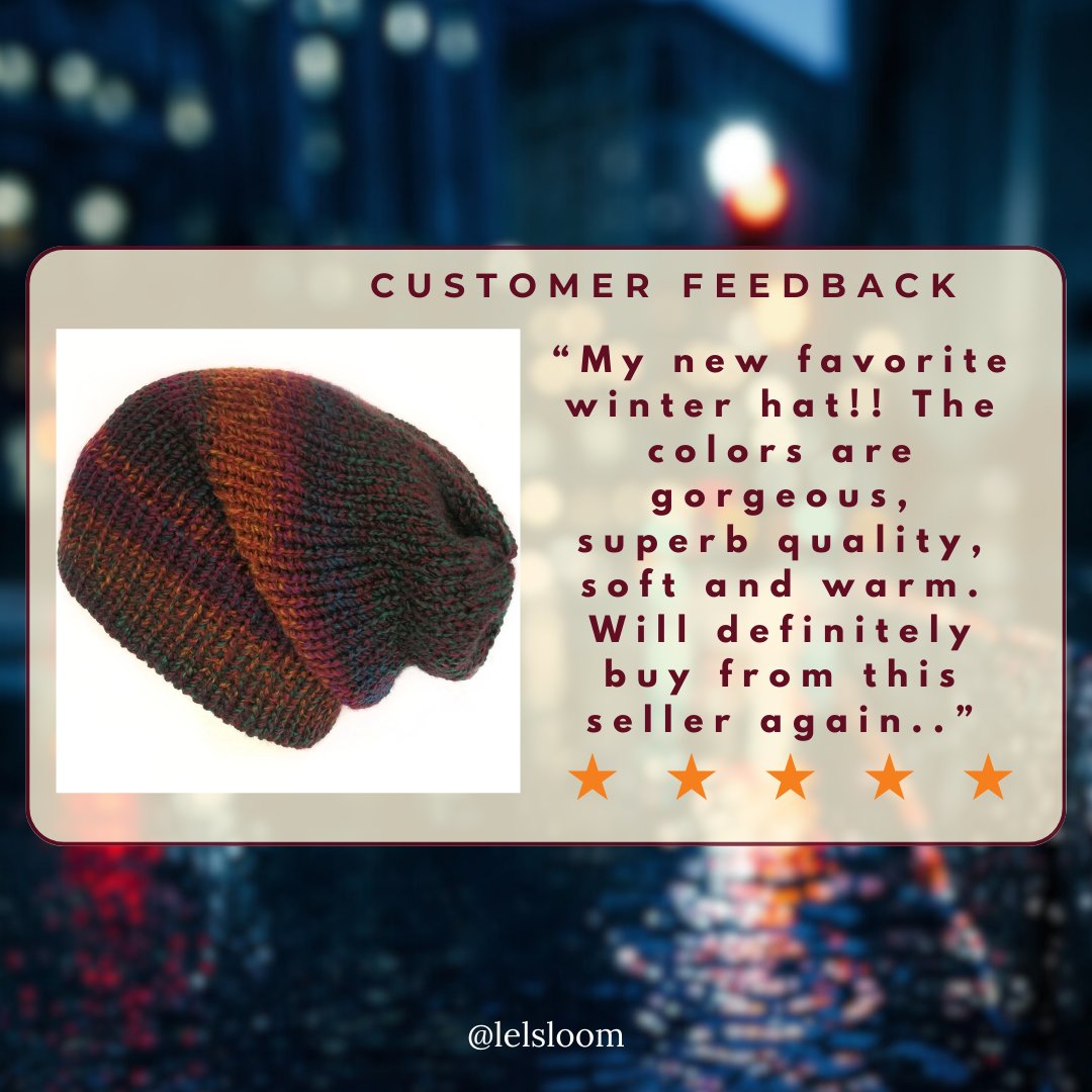 ⭐⭐⭐⭐⭐ This is another one of our best sellers, the Pheonix chunky #slouchybeanie and it's available now with 40% off until midnight GMT on the 31st of March! 😍 lelsloom.com/product/the-ph… #lelsloom #edinburgh #handmadegifts #indiebiz #etsyshop #beaniehats #craftbizparty