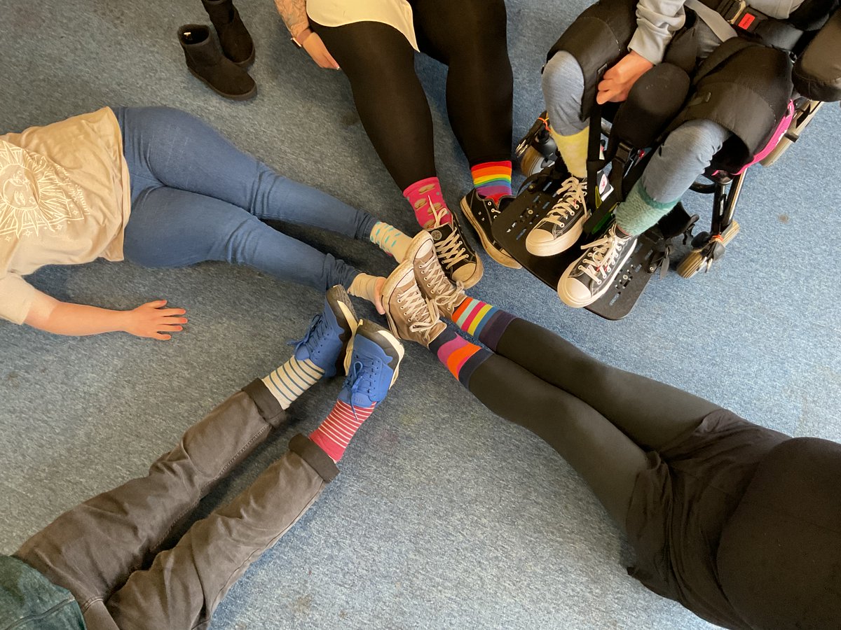 Form 4 are enjoying supporting World Down Syndrome Day by wearing odd socks and creating their own designs for a pair of odd socks. #EndTheStereotypes  #LotsOfSocks