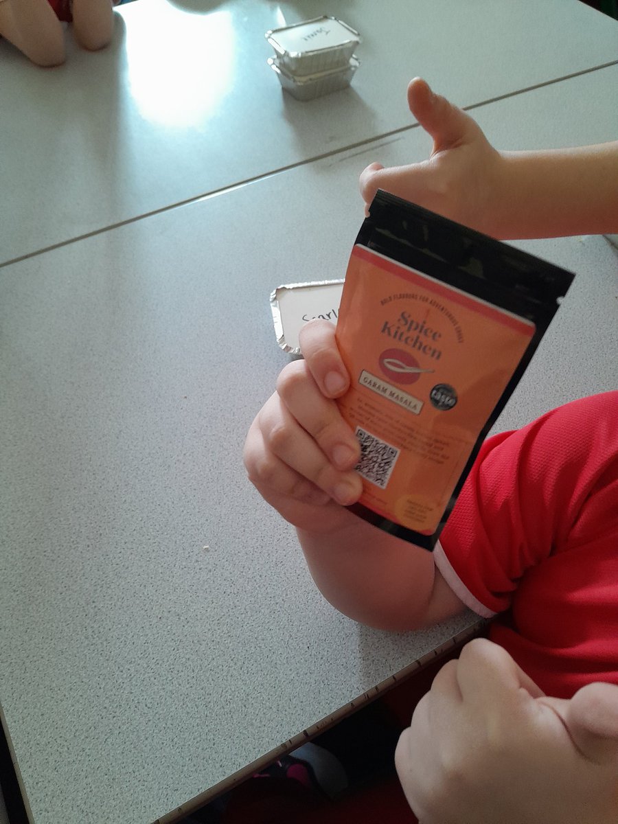 Amazing spices from our friends at @SpiceKitchenUK The children at @HolyTrinityGar loved their little Garam Masala packets and are looking forward to experimenting at home with their families #Liverpool #spices #Cooking #garston