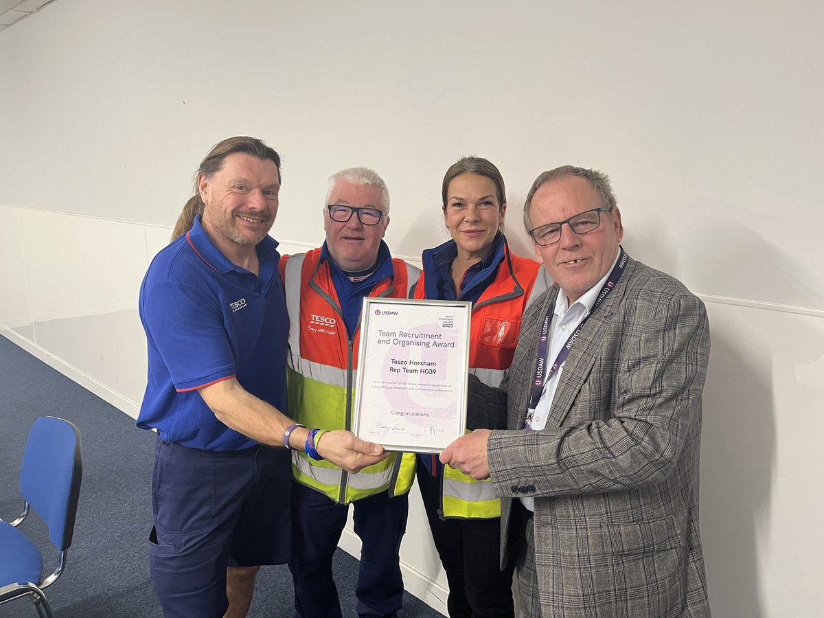 Horsham reps team meeting receiving their certificate 
<a href="/michael34145261/">michael adamson</a>
<a href="/UsdawSouthern/">USDAW Southern</a> 
<a href="/rabdonnelly2010/">Rab Donnelly</a> 
<a href="/jamiegull/">Jamie Gull</a> 
<a href="/PaddyLillisGS/">Paddy Lillis</a> 
<a href="/DaveMccrossen/">Dave McCrossen</a>