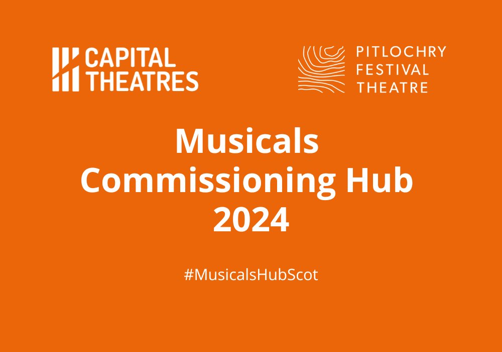 Capital Theatres: Festival, King’s & Studio (@captheatres) on Twitter photo 📢 Scottish theatre makers! We're excited to announce a new round of our Musicals Commissioning Hub with <a href="/PITLOCHRYft/">Pitlochry Festival Theatre</a> 🎉
🎭 We're giving 3 selected artists the chance to develop their work with industry professionals.
🔎 How to apply: bit.ly/3TIpbsR
#MusicalsHubScot 📢 Scottish theatre makers! We're excited to announce a new round of our Musicals Commissioning Hub with <a href="/PITLOCHRYft/">Pitlochry Festival Theatre</a> 🎉
🎭 We're giving 3 selected artists the chance to develop their work with industry professionals.
🔎 How to apply: bit.ly/3TIpbsR
#MusicalsHubScot