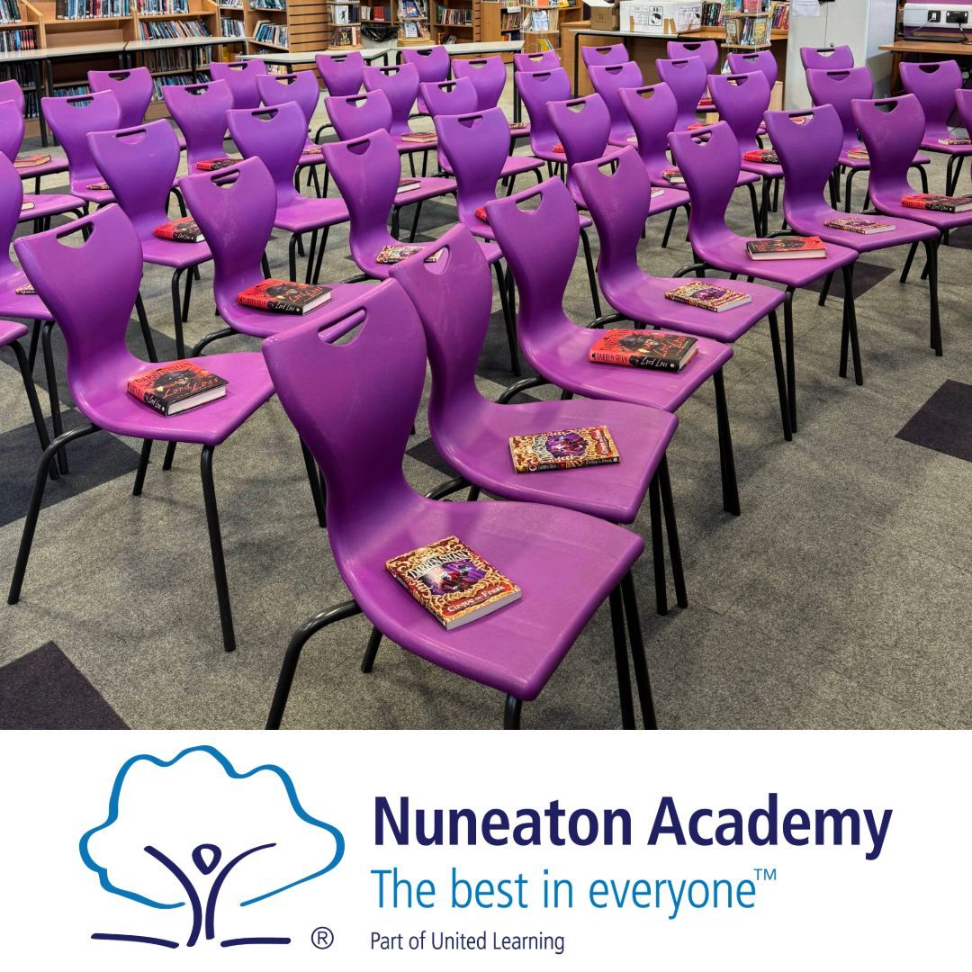 We are ready to welcome Darren Shan to Nuneaton Academy this morning for our first 'Meet and greet the author' event!