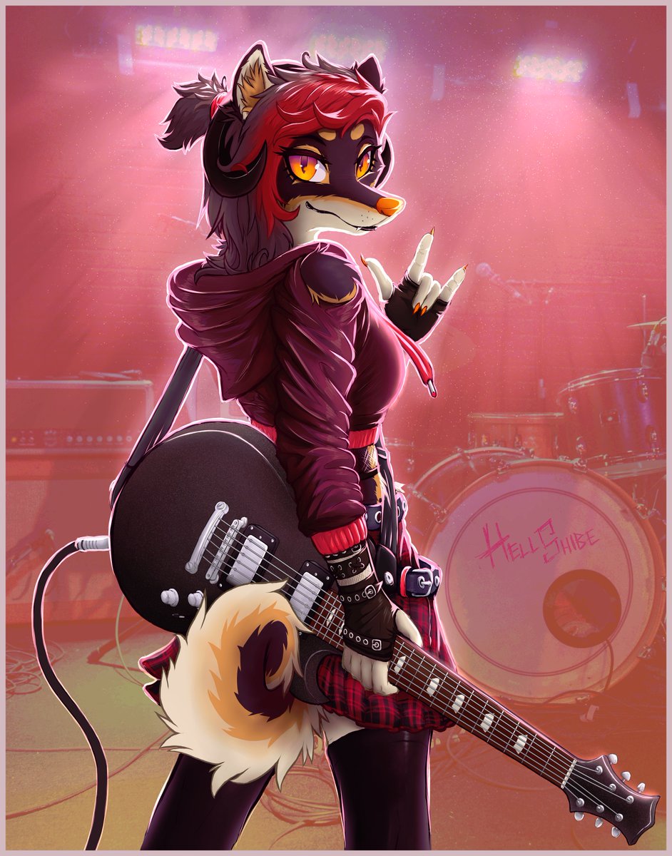 HellShibe's tweet photo. Let's tear this place down!! 🎸🤟🔥 https://t.co/CLOPj5qaFN
