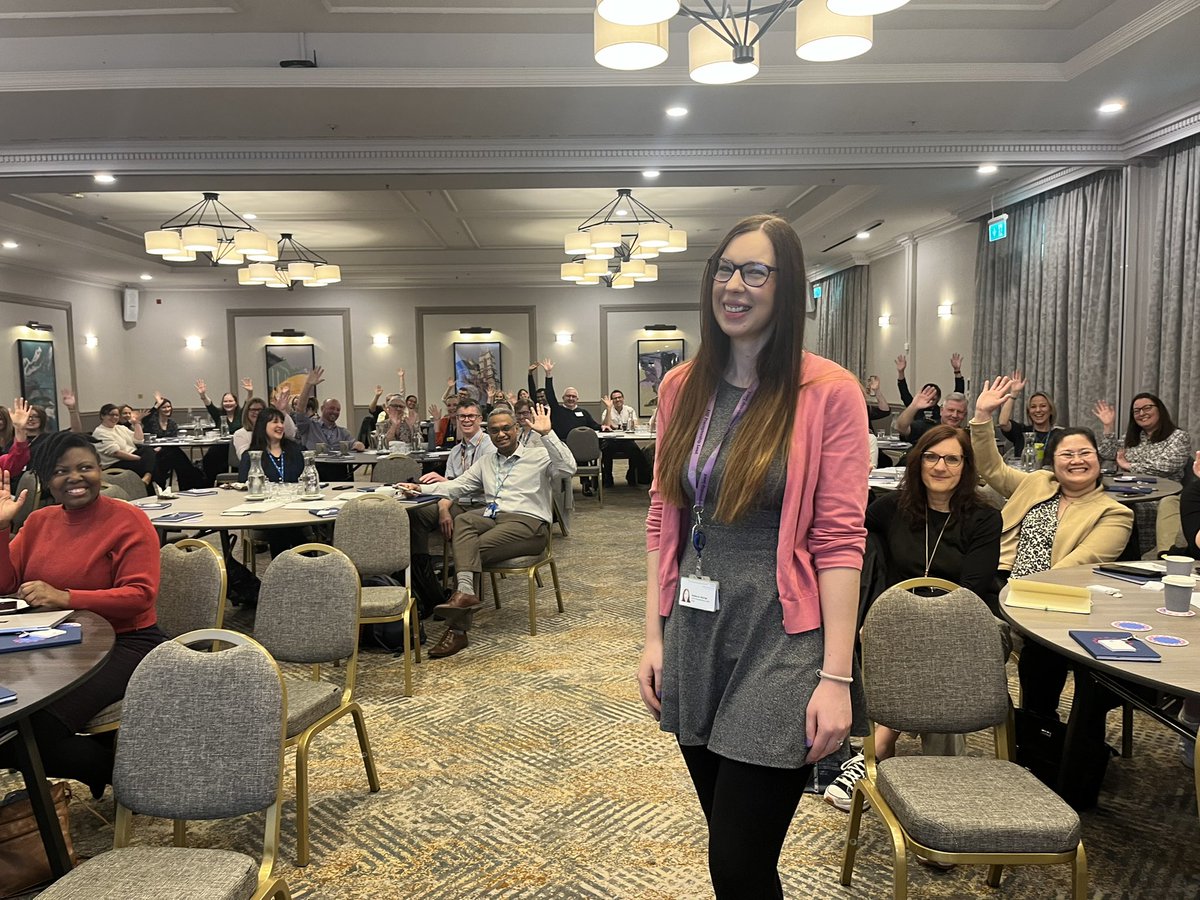 45 minutes in to Aspiring Chief AHP Day  hosted by <a href="/CPFT_NHS/">CPFT</a> and <a href="/Hyland_P80/">Poonam Hyland</a> and already roped into crowd work 😂

Amazing engagement - so excited for the rest of the day!
