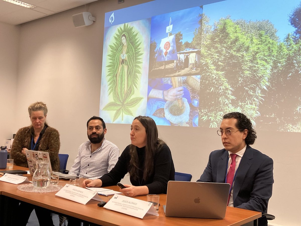 Maja Kohek and Jesús Alonso of ICEERS are participating in the 67th Commission on Narcotic Drugs in Vienna. Today they were part of a side event 'Psychoactive Plants Practices and Cultural Rights' organized with @TNInstitute.
#CND67 #ICEERS