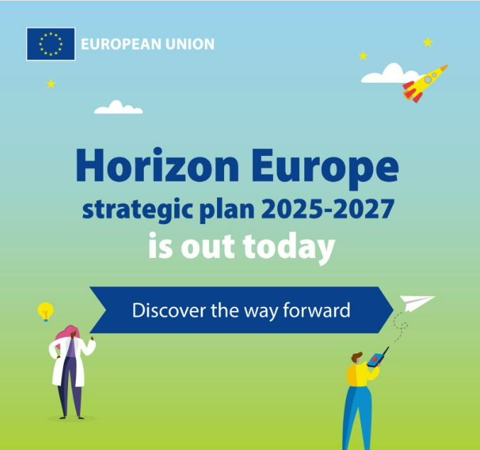 GalileoService's tweet photo. #Horizon Europe strategic plan 2025-2027 for research and innovation is out!
Overarching principles are open strategic autonomy and securing EU's leading role in developing and deploying critical technologies ➡️ https://t.co/aQcPYo4Czr

@EUScienceInnov https://t.co/uvlEp9nQ0f