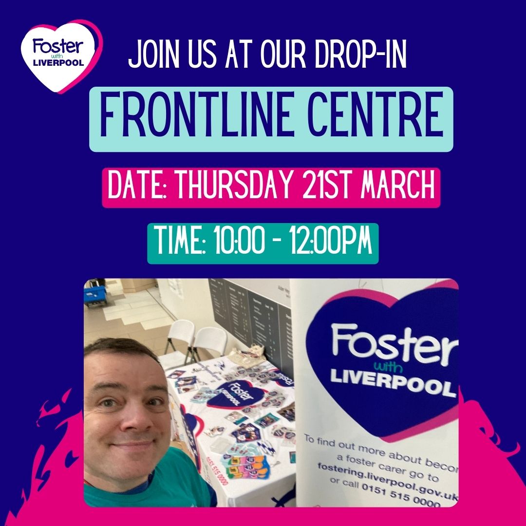 We will be at the @frontlineuk Church today 10-12pm!✨ Join us for an informal chat and hear about foster carer Phil's experiences of fostering. Find out what the process is like and how we will support you on your fostering journey❤️ Upcoming events - bit.ly/43jCMZR