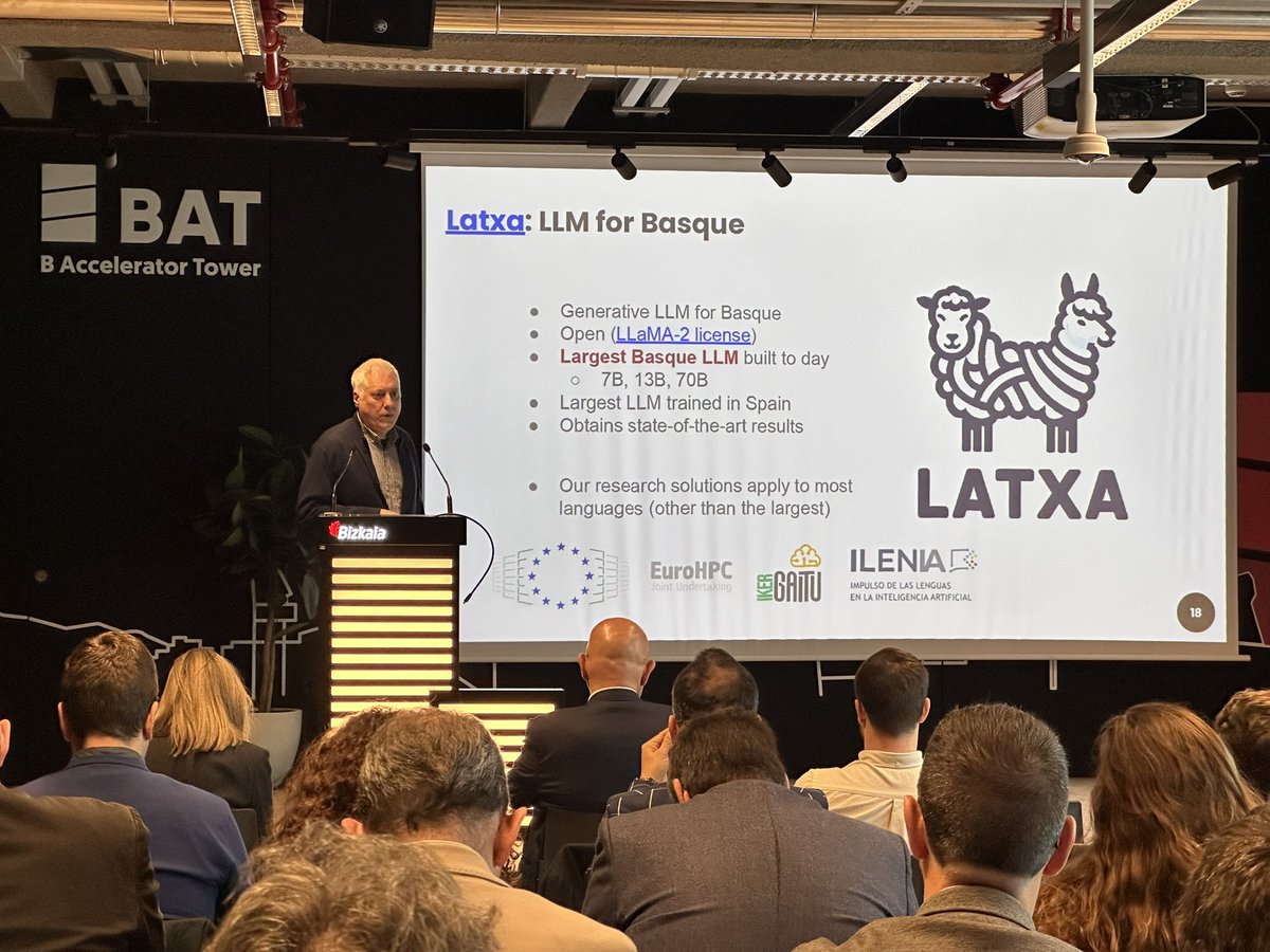 German, además, nos cuenta cómo han desarrollado en <a href="/Hitz_zentroa/">HiTZ zentroa (UPV/EHU)</a> el mayor modelo del lenguaje para el euskera: #Latxa.