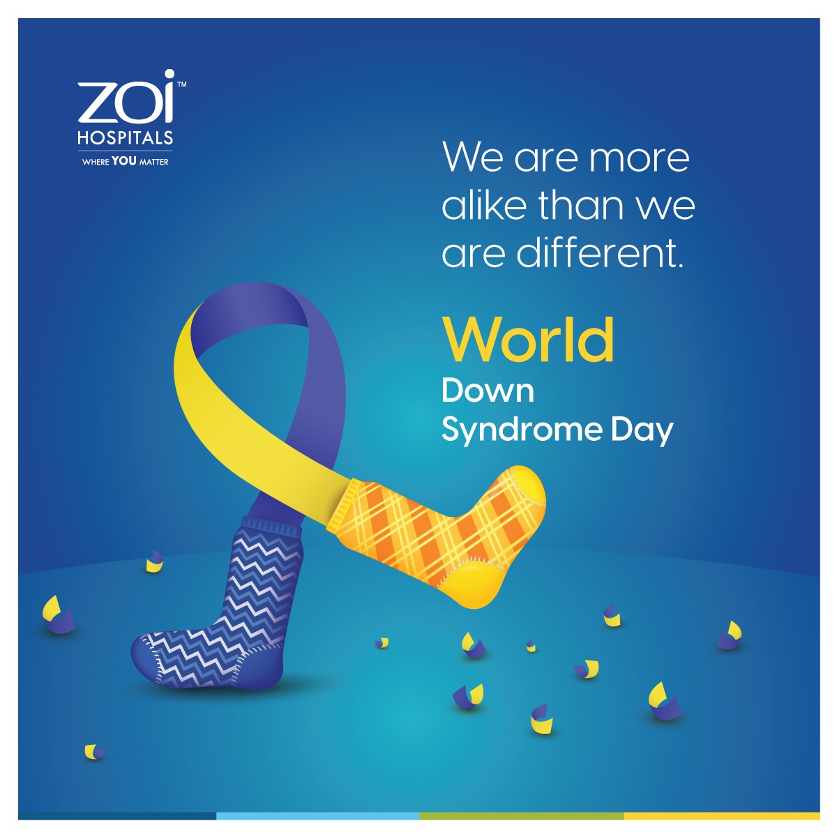 Today, on #WorldDownSyndromeDay , we stand together by honoring the incredible individuals who light up the world with their boundless joy, accomplishments to spread empathy, & understanding to create a world where everyone feels valued, cherished for who they are. @zoihospitals