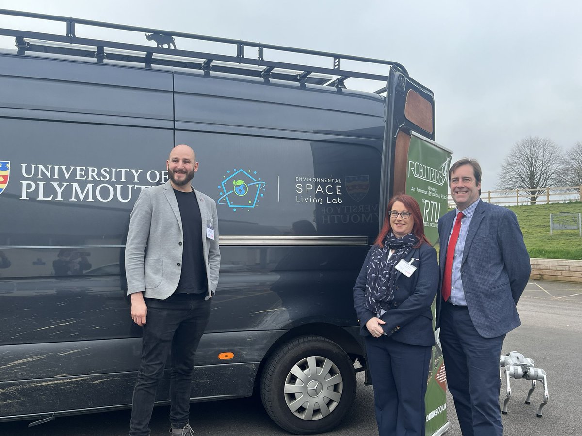 PlymAgriTech's tweet image. Great to be showcasing our mobile agri tech Environmental Living Lab @ the SWAgritech Showcase with our partners @SatAppsCatapult &amp;amp; @AgriTechCentres. Do come and see us if you are attending! @PlymUni @PlymEarth