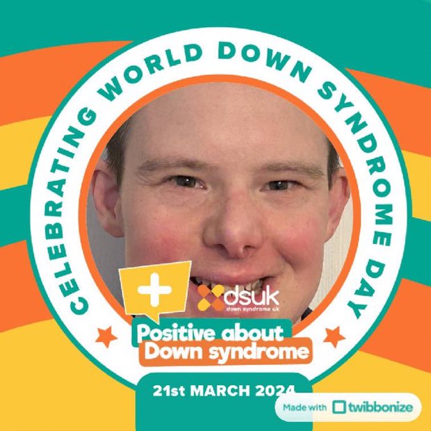 #PositiveAboutDownsSyndrome 
Our hero Brian xx