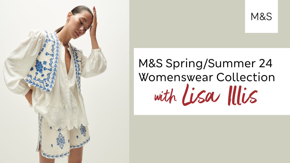 Our new SS24 campaign is here & it’s anything but ordinary 🌸 Join our LinkedIn Live at 12pm today where we will catch-up with our Head of Womenswear Design, Lisa Illis to talk all about the collection, inspiration & her favourite pieces 👉 bit.ly/3TJSNWR #NotJustAnyNews