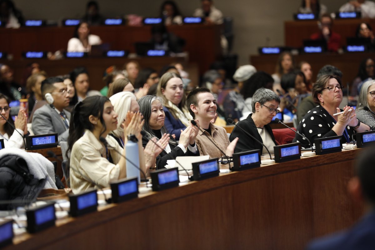 ✊ When we come together, no force can hold us back. 🤝UN entities, civil society, governments, and youth joined forces on Wednesday at #CSW68 to emphasize the power of impactful partnerships in pushing forward for #GenderEquality. It's time to #PushForward and #InvestInWomen!