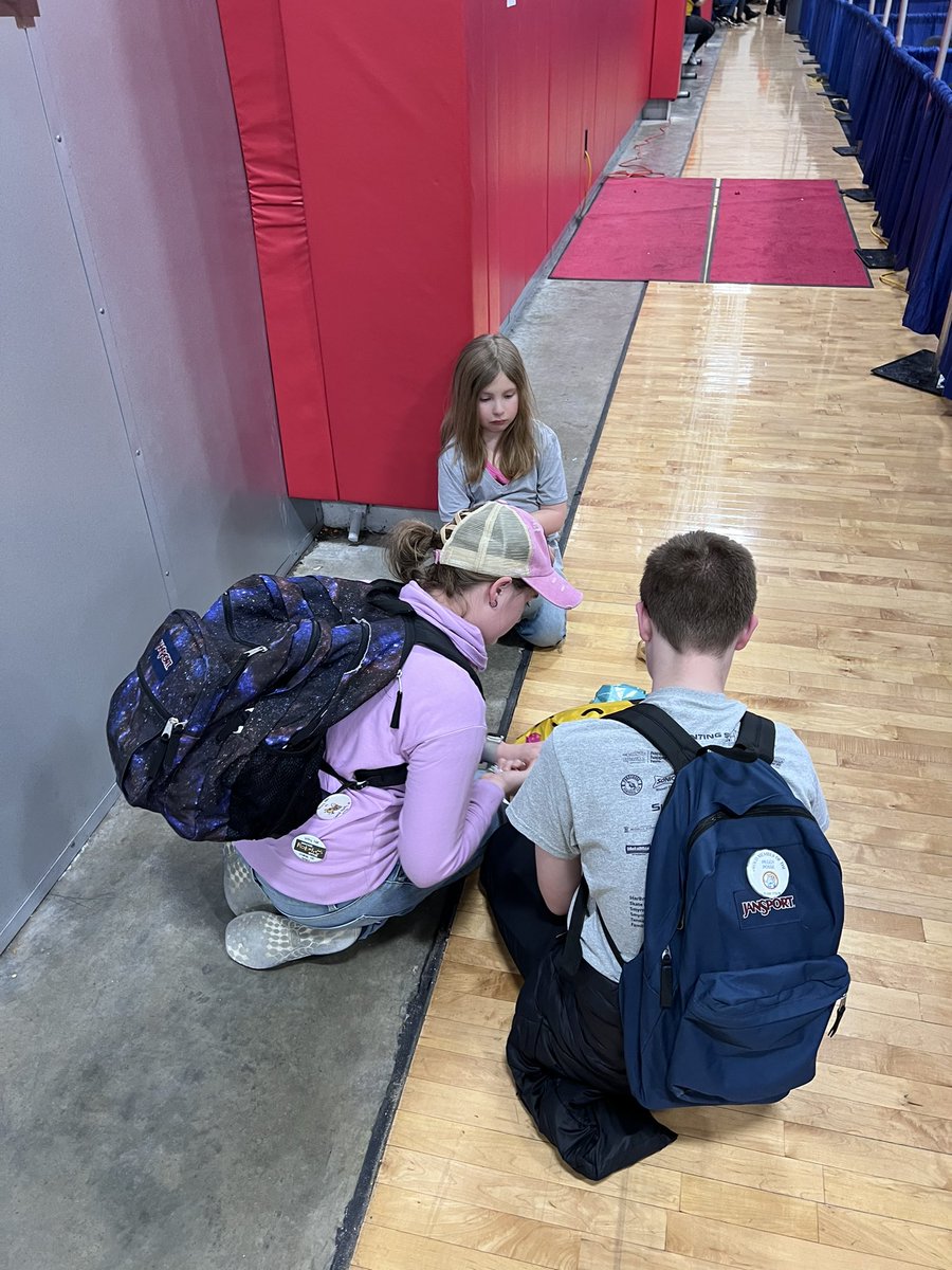 TFAASTEM's tweet photo. Witnessed a heartwarming moment with Team 37167B: Hudson stuffed a popped balloon with smaller ones, and Olivia used clamps to fix it, all to ease a little one's tears. Engineering isn’t just about robots, it’s about heart. ❤️ #Team37167B #EngineeringKindness @TFAA_Rams https://t.co/tqV6lb2zF8