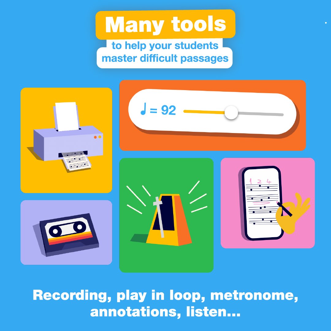 Struggling to keep your music students motivated during practice sessions?

That's why Metronaut offers interactive tools to keep students engaged and inspired!

 #Metronaut #MusicMotivation #InspireProgress