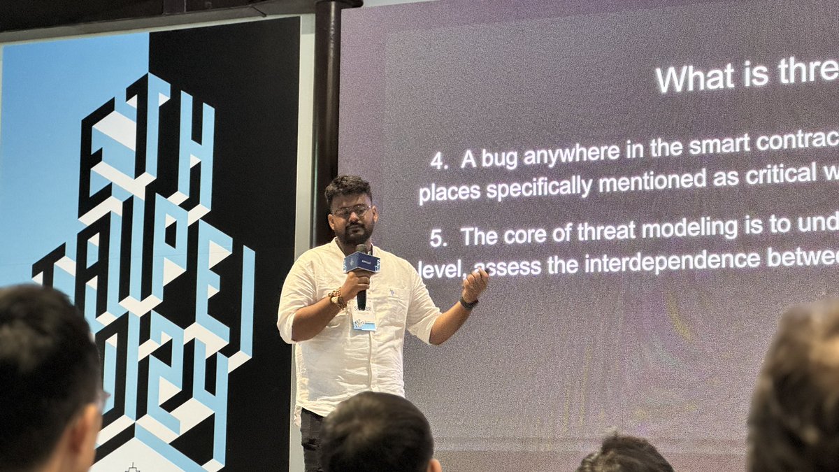 The threat modelling @EthTaipei talk by @saxenism got all the balls… Eyeballs anon!