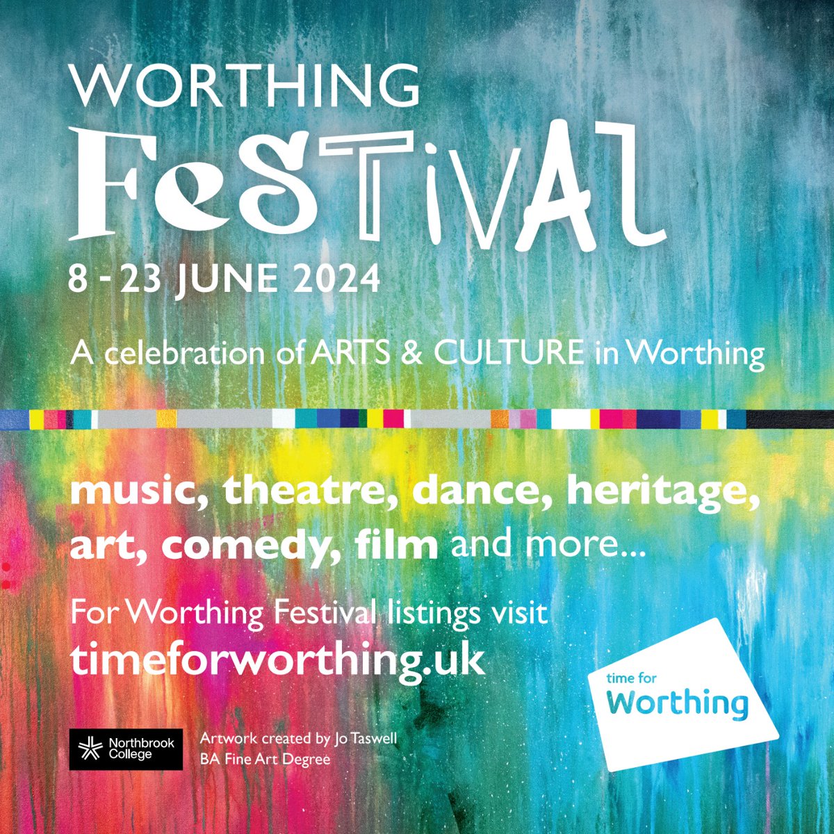 Dozens of local creatives, venues and businesses have already put their names down to host events as part of this year’s Worthing Festival. If you would like to get involved with the fun, there’s still plenty of time to register your event online: 👇 timeforworthing.uk/worthing-festi…