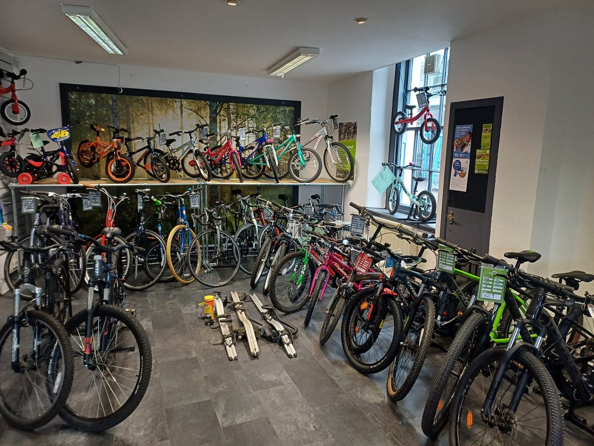 Visited <a href="/AngusCycleHub/">Angus Cycle Hub</a> y'day.  Bike shop but also social enterprise leading the way on bike recycling, training &amp; loads more! Now working with partners in Abz/Shire to save thousands more bikes from landfill &amp; get more people riding!

Look forward to working with ACH on RtN 2024