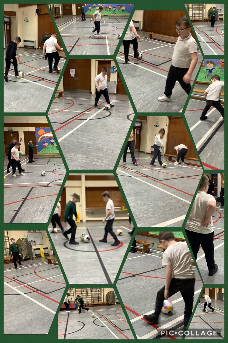 We are working on football skills in PE at the moment. We are all trying hard to control the ball using just our feet! 🦶🏻👟We are hoping that we will be ready to join in with the olympic football in the summer! ⚽️🏆 #footballskills #followtheball #worldcupwatchout @FIFAcom