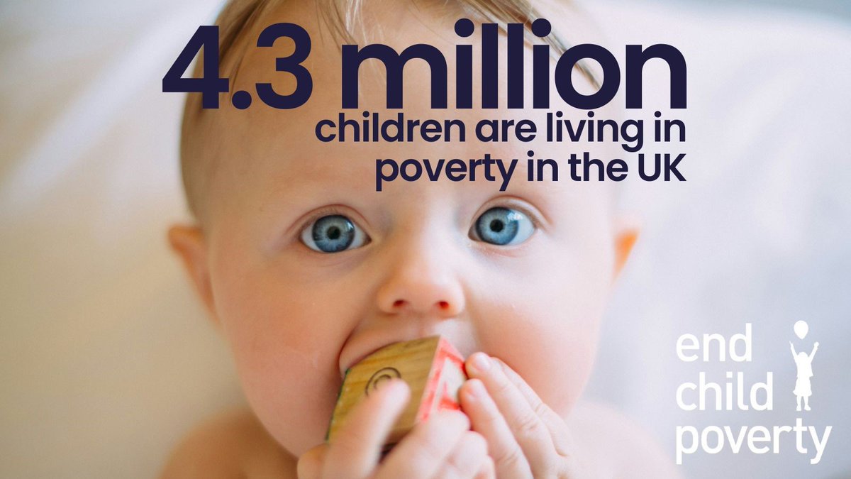 BREAKING: government data out today shows that the number of children living in poverty has risen. 4.3 million children are living in poverty across the UK. This is shocking - but it doesn't have to be this way. We must scrap the two-child limit to benefit payments now.