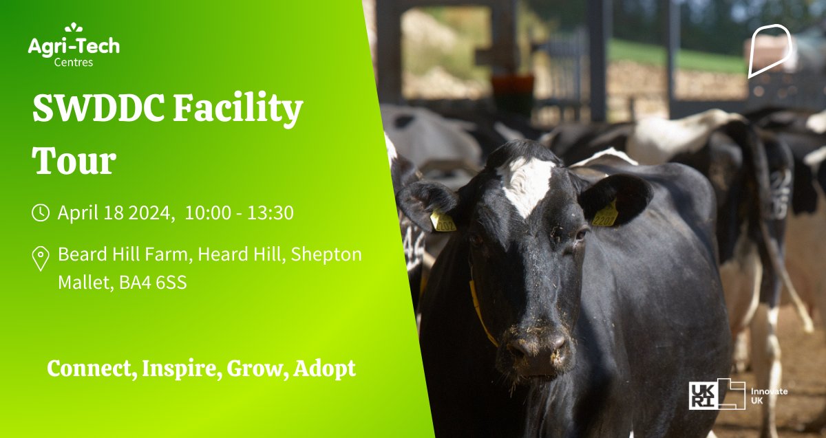 Join us near Shepton Mallet, in the heart of the region’s milk field at a facilities tour of our South West Dairy Development Centre on 18th April! 🐮🌾 👉Register: ow.ly/qKkZ50QXNzl We hope to see you there! #agritech #dairy #farmer