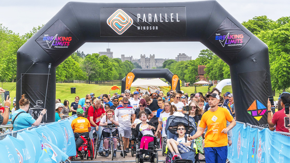 So happy to welcome back, @Sure , as our headline sponsor for #ParallelWindsor 🦌🌳Our partnership champions a more inclusive world where everyone has the freedom to break the limits to move more & live life to the full. 7th July @WindsorGtPark. Tickets at parallellifestyle.com