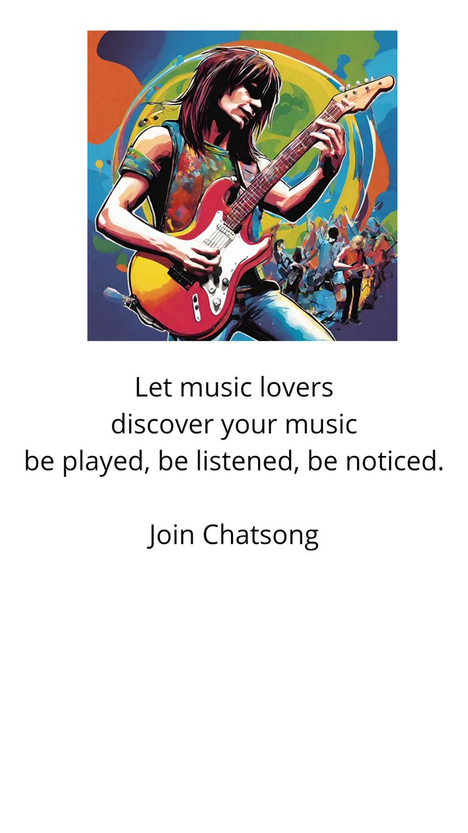 Community.chatsong.nl #musiclovers do you like to discover new music which isn't #Mainstream but has often better quality visit the artists on chatsong. Are you #UnsignedArtists #indiemusic post your streaming services and music videos at the chatsong community