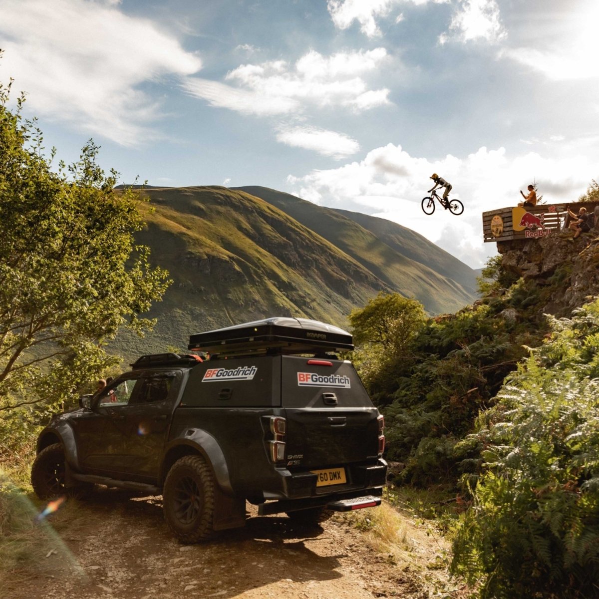 Throwing it back to 22's Red Bull Hardline, where Basecamp truly earned its stripes! 🚵‍♂️💥 Our Isuzu D-Max @ArcticTrucks AT35 proved its mettle, conquering the rugged terrain and supporting riders with ease, ensuring nothing could derail the action. #RedBullHardline @RedBullBike