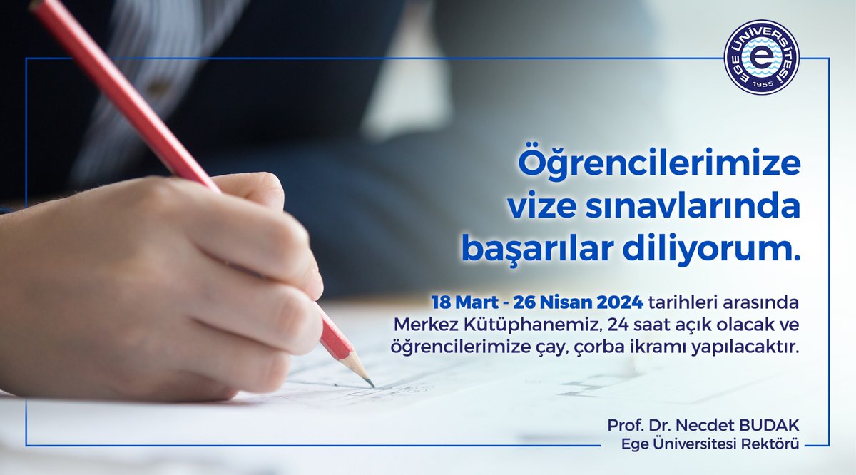 Ege Üniversitesi (@universiteege) on Twitter photo 