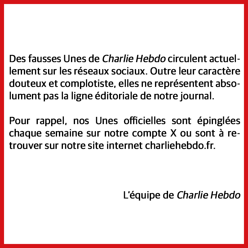 🔴 Message de la rédaction
