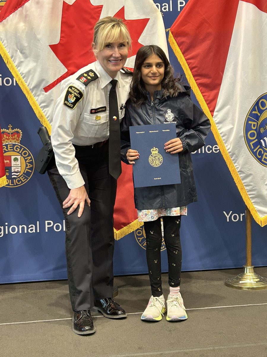 So fun judging theses 10 brave prospects for the @YRP Chief of the Day contest sponsored by @scotiabank . These grade 5 students shared what our motto #deedsspeak means to them. They made it so hard to chose just one! Winner to be announced soon @YRDSB @YCDSB