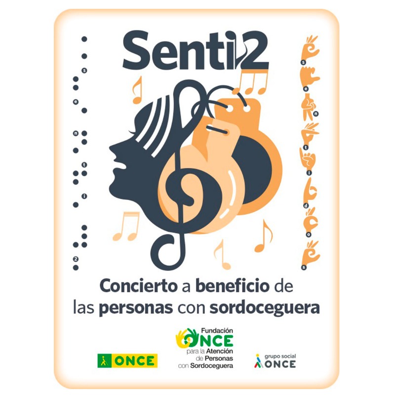 ONCE_oficial's tweet photo. ¡Te esperamos en #Senti2!🎼

Concierto de castañuelas y voz lírica a beneficio de la Fundación ONCE para la Atención de Personas con #Sordoceguera #FOAPS

Con la Soprano #MartaCasas y la Concertista de Castañuelas #TeresaLaiz

🗓️8 de abril
🕗 20h
📍 #TeatroMarquina 
🎫22€