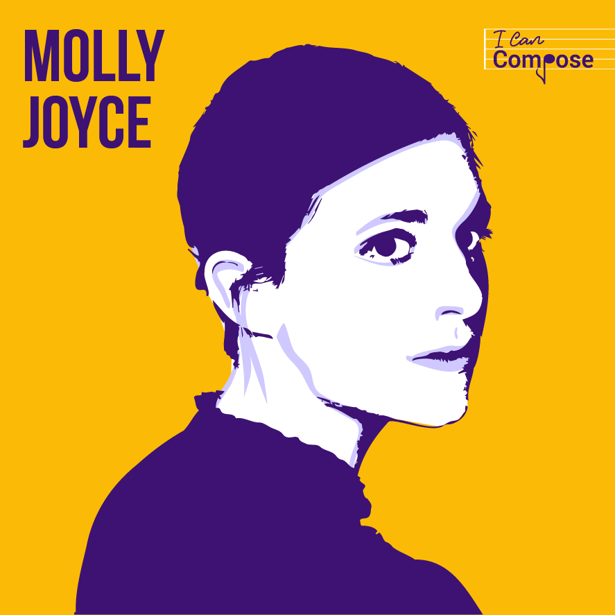 Today on our #WomensHistoryMonth calendar we're celebrating @Molly_Joyce - Molly is a fascinating composer whose work focuses on disability as a creative source. Check out her music on our playlist: icancompose.com/WHMplaylist #Disability #Composing