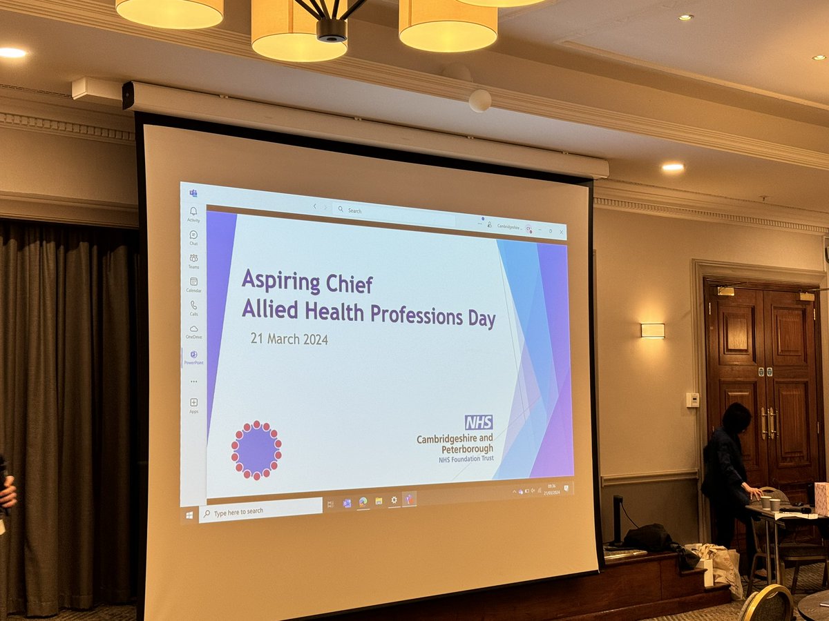 Looking forward to this jam packed day discussing all things AHP leadership. A brilliant and inspiring line up! @CPFT_NHS @Hyland_P80 @RachelWField @natashachesler5 @JustineMusiime @DeborahKonu @TaziMasarira @SaraEnnew @rajtcmpt @bolajilewis @NHSEastEngland