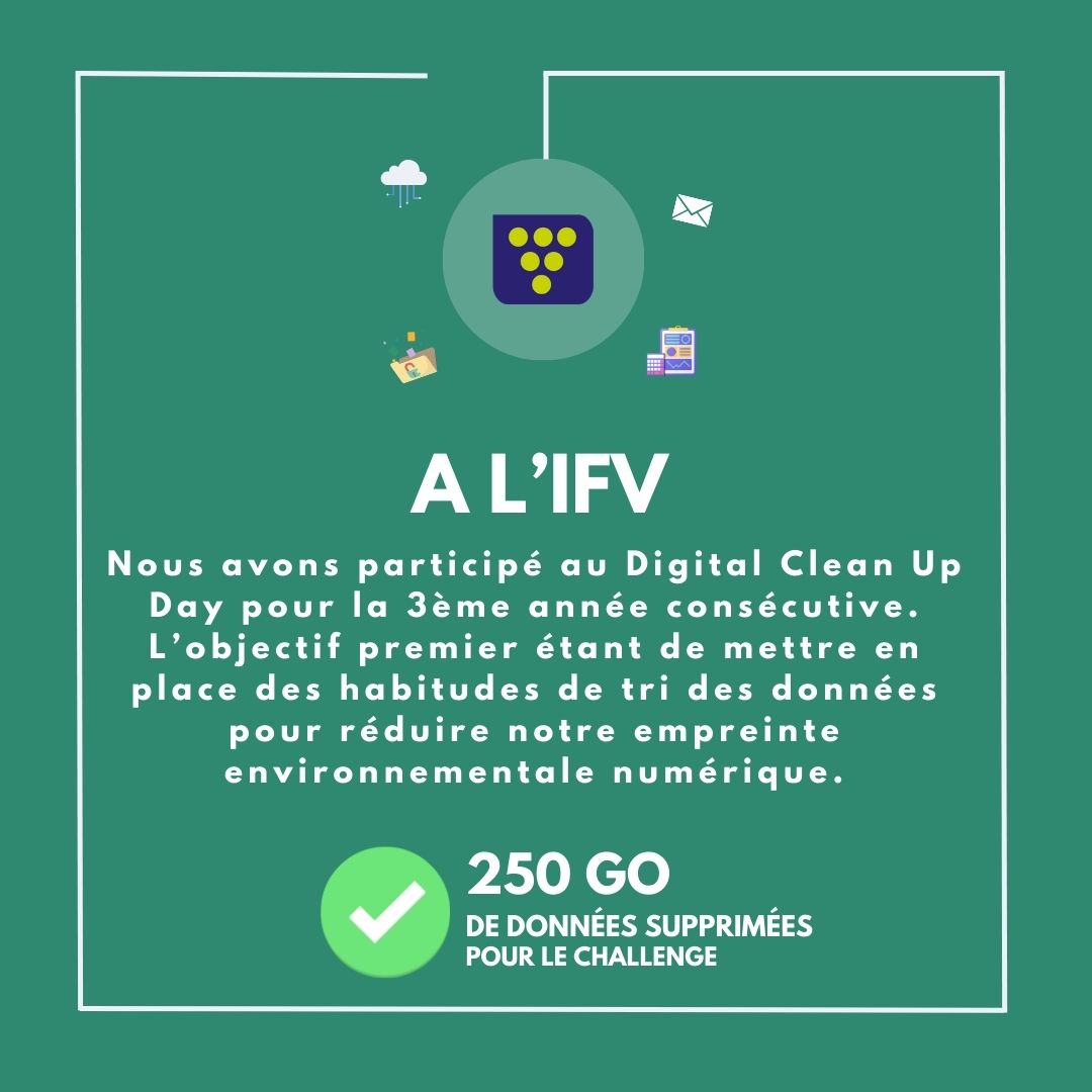 Le 16 mars a eu lieu le Digital Clean Up Day, une occasion pour sensibiliser sur l'empreinte environnementale numérique et faire du tri dans nos données. 📧📁 #DigitalCleanupDay #numérique #responsable