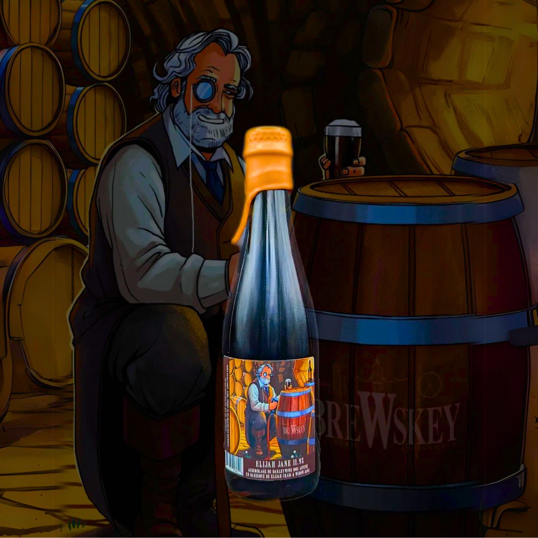 LeftFieldBeer's tweet photo. #Brewskey
Elijah Jane
11.9% Barrel-Aged Barleywine
#Untappd: 4.45
Barleywine matured in Elijah Craig and Widow Jane barrels for a year.
https://t.co/IkKEMdWm5h
#CraftBeer #Beer #BeeroClock #LeftFieldBeer #BarleywineIsLife #Canada https://t.co/ov5PRPeQ09