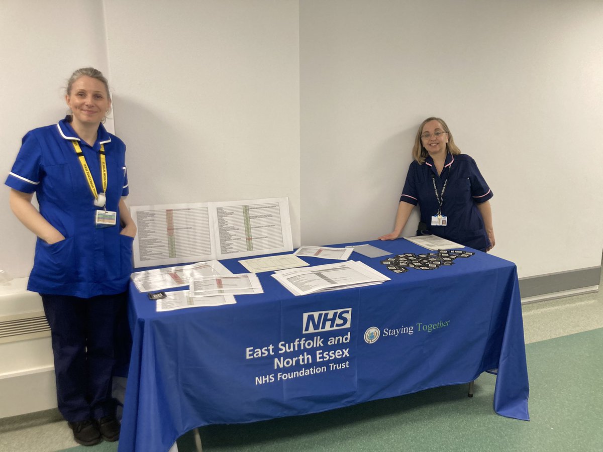 Come see us outside Senses restaurant today to find out about the new medical device training policy. Collect your QR code for self declaration of low risk device competency. <a href="/Team_ESNEFT/">Team ESNEFT</a>