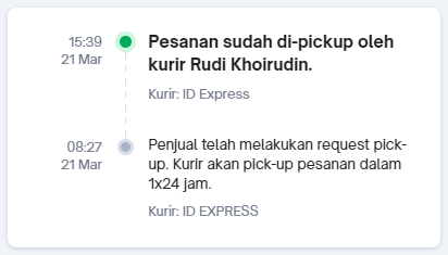 apakah paket gue akan dimasak....