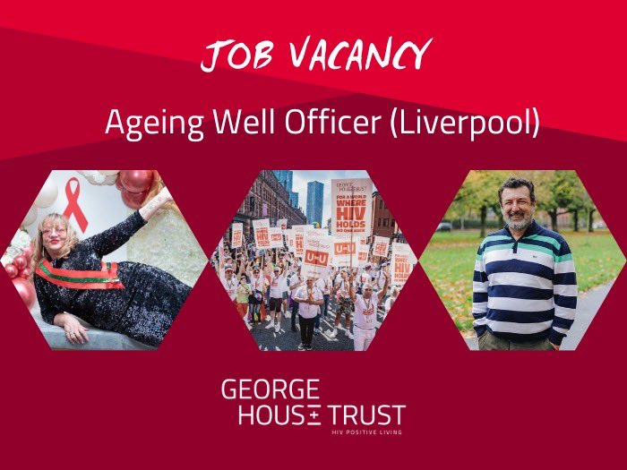 It’s an exciting time for the @GeorgeHouseTrst Ageing Well project. We’re expanding our support and services for people living with HIV aged 50+ in Liverpool and are looking for an Ageing Well Officer to join the team. ght.org.uk/job-vacancy-ag…