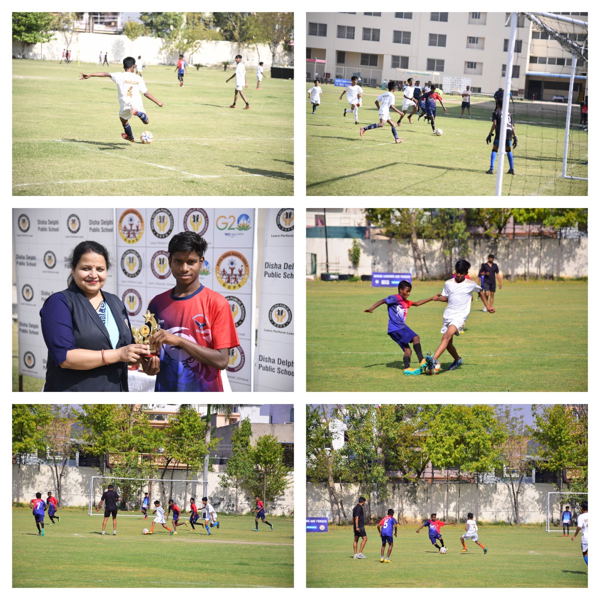 DDPSOfficial's tweet photo. ⚽️ Day 2 at the DDPS Year End Football Tournament brought even more excitement and action on the field! 
🏆 From intense matches to incredible goals, the competition heated up as teams fought for their spot in the finals. https://t.co/oMoCdamNaz