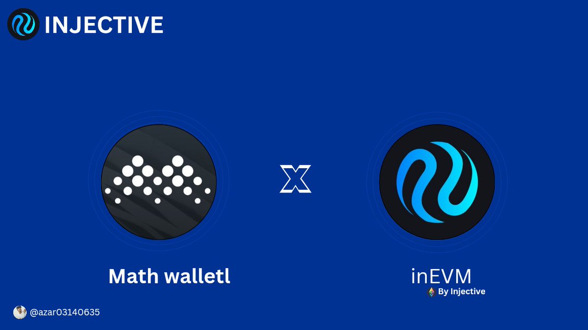 Azar03140635's tweet image. Exciting news! 🎉

▪️ @MathWallet, a leading web3 multichain crypto wallet, now supports inEVM. 

▪️With 3.5M+ users and access to 150+ blockchains, this integration offers vast opportunities for seamless interaction with inEVM and beyond. #MathWallet #inEVM #CryptoIntegration
