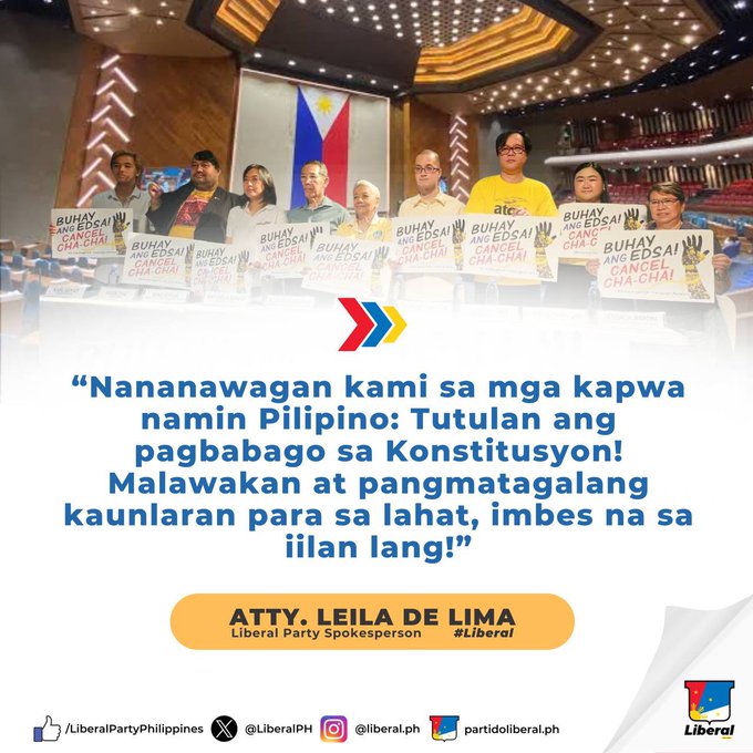 Leila de Lima tweet media