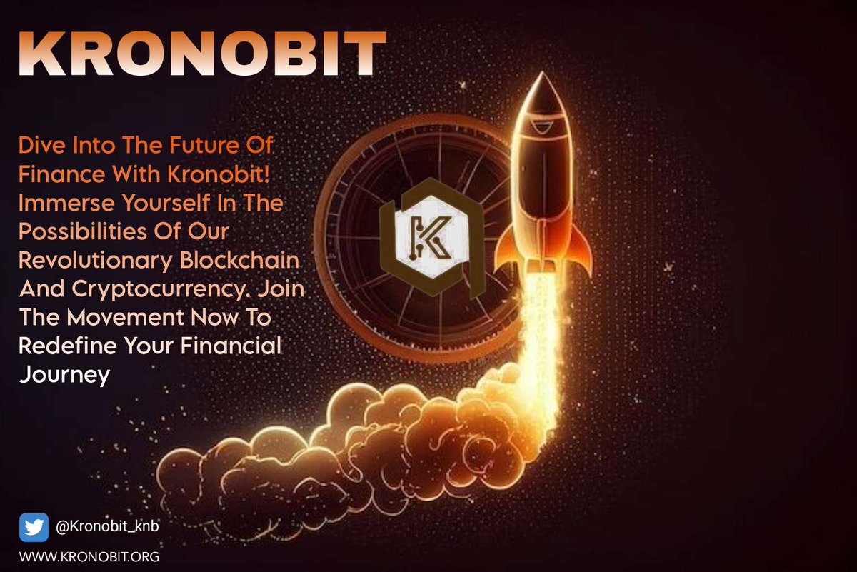 <a href="/cz_binance/">CZ 🔶 BNB</a> $knb Do you know the Kronobit the first educational Layer1 Blockchain?
✅Launchpad creat &amp; lock your tokens
✅Educational platform
✅Multichain swap &amp; bridge
✅POA algorithm 800TPS up to 100k
✅PlayToEarn game, NFT, staking

$Knb 🔥🔥🔥🔥🔥🔥🔥🔥🔥
#KNB #Kronobit #Kronoswap
