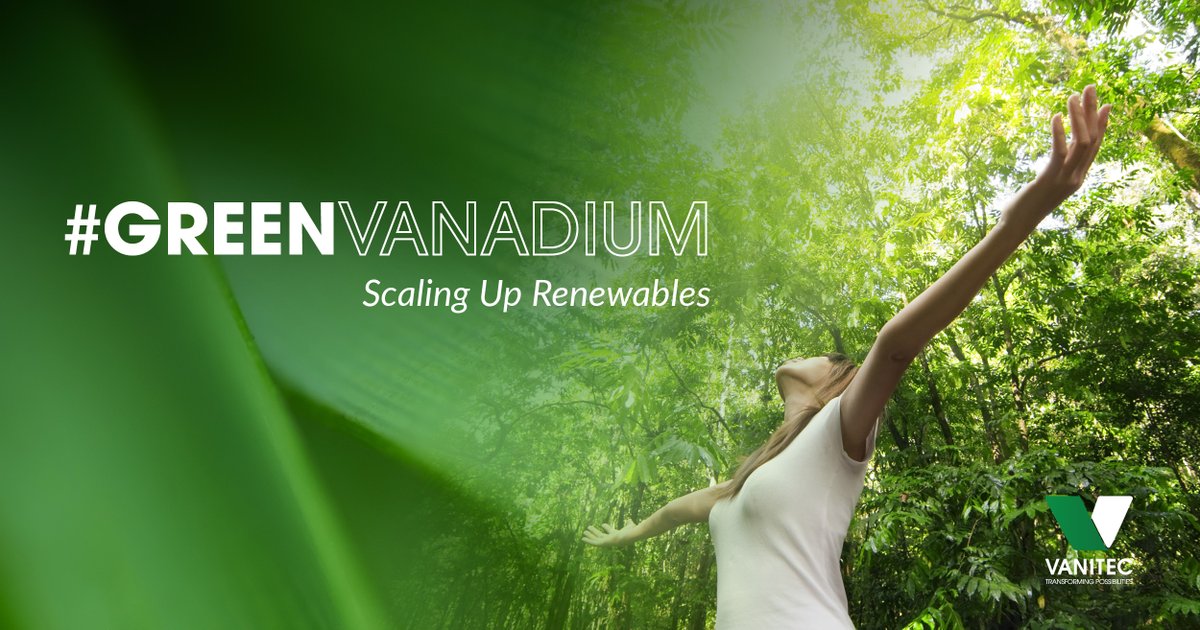 The #renewableenergy landscape is scaling up, but what about storing that energy when the sun isn’t shining or the wind isn’t blowing? Answer = #VanadiumFlowBatteries – modular &amp; can be scaled up to store huge amounts of electricity. Find out more vanitec.org