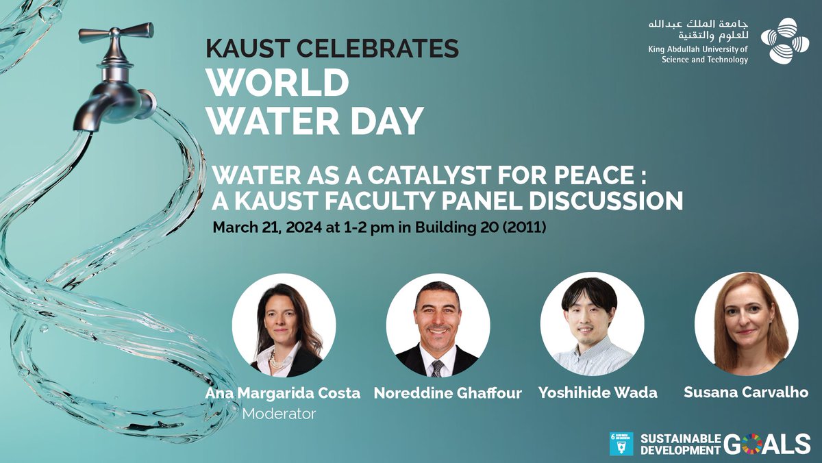 KAUSTSustain's tweet photo. #WorldWaterDay Celebrations @KAUST_News Today! 💧
Don't miss these great activities and let's work together to ensure that water remains a source of unity. 
#SDG6 #WaterforPeace https://t.co/ctfpYh8hyV