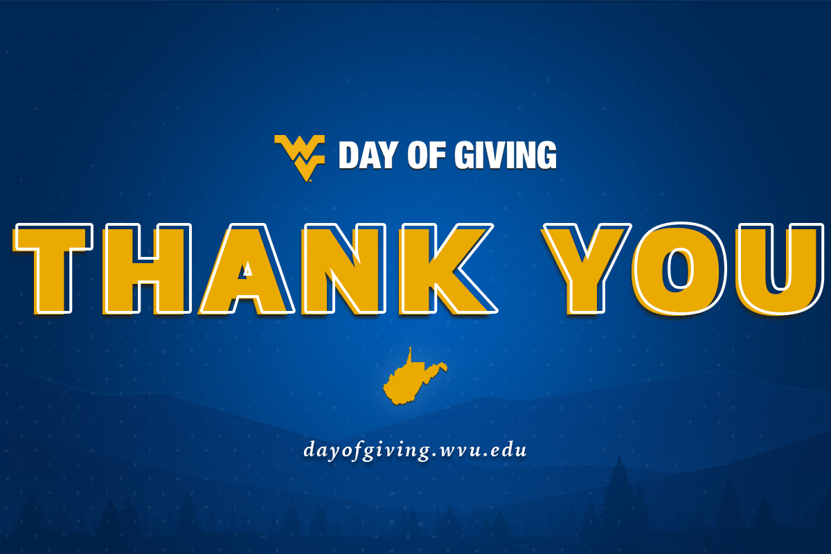 Mountaineer Nation, THANK YOU for yet another record-breaking #WVUDayofGiving for dollars raised and gifts made! Your collective generosity provided over $30.2 million of support to benefit @WestVirginiaU today and for years to come. 💛💙