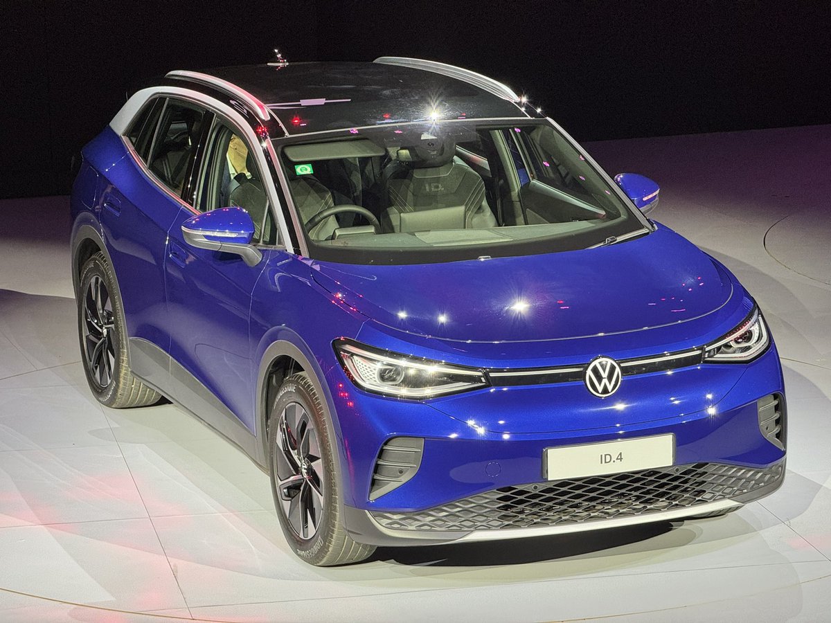 NamasteCar's tweet photo. #VolkswagenID4 revealed for Indian market. #vwindia @volkswagenindia https://t.co/TgQr8OfvVA