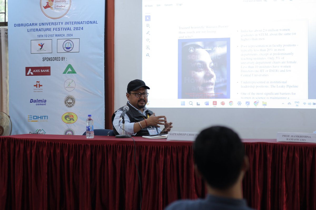 Dibrugarh University International Literature Fest tweet media