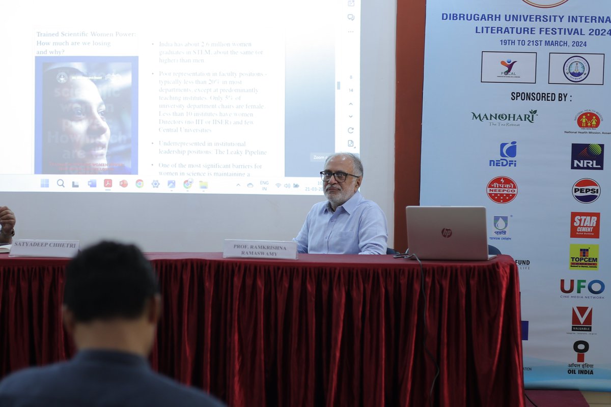 Dibrugarh University International Literature Fest tweet media