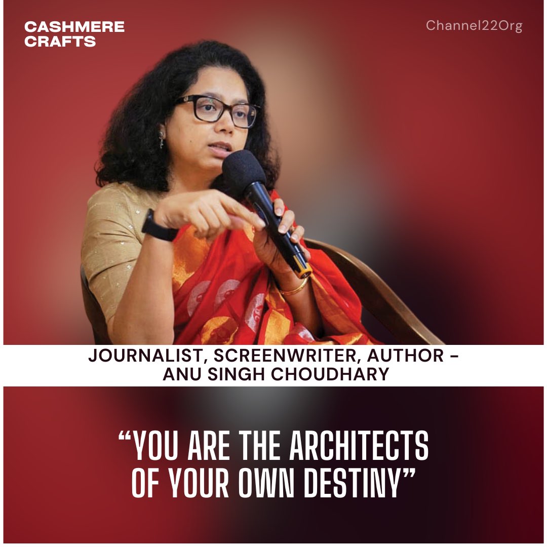 Our next @cashmerecrafts powered #SheSlays honouree is @anusinghc a powerhouse of words. Her career spanning across journalism, screenwriting and authoring books allowed her to empower many women on her way. Some of her amazing works include Arya, Grahan & Scoop..